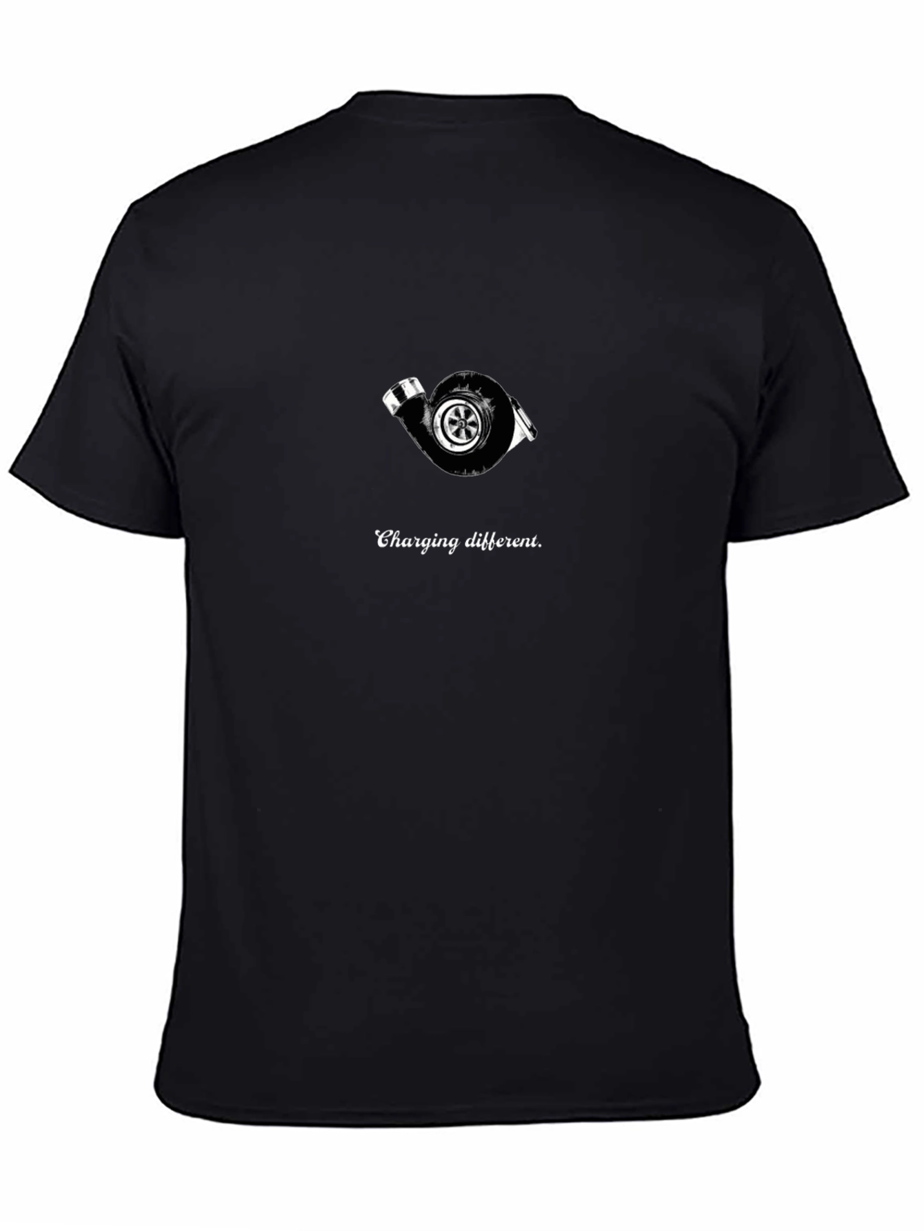 Charging Different Turbo Graphic Tee - Black