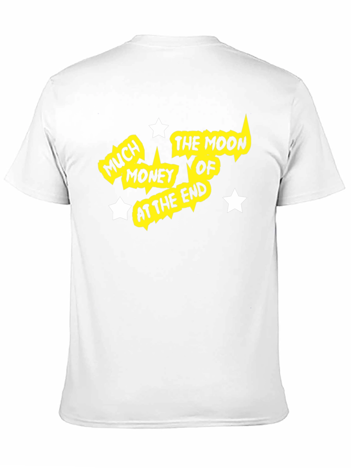 Much Money the Moon Graphic Tee - Black