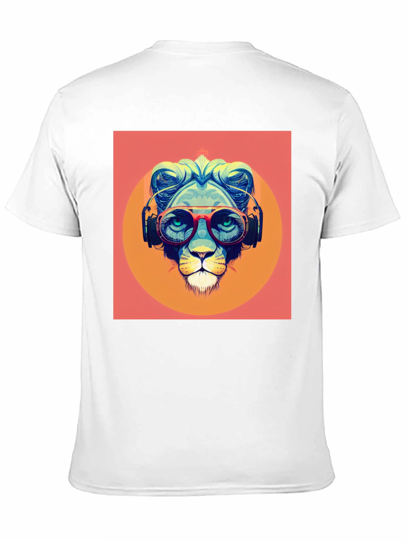 Cool Lion Graphic Tee - Stylish Black T-Shirt