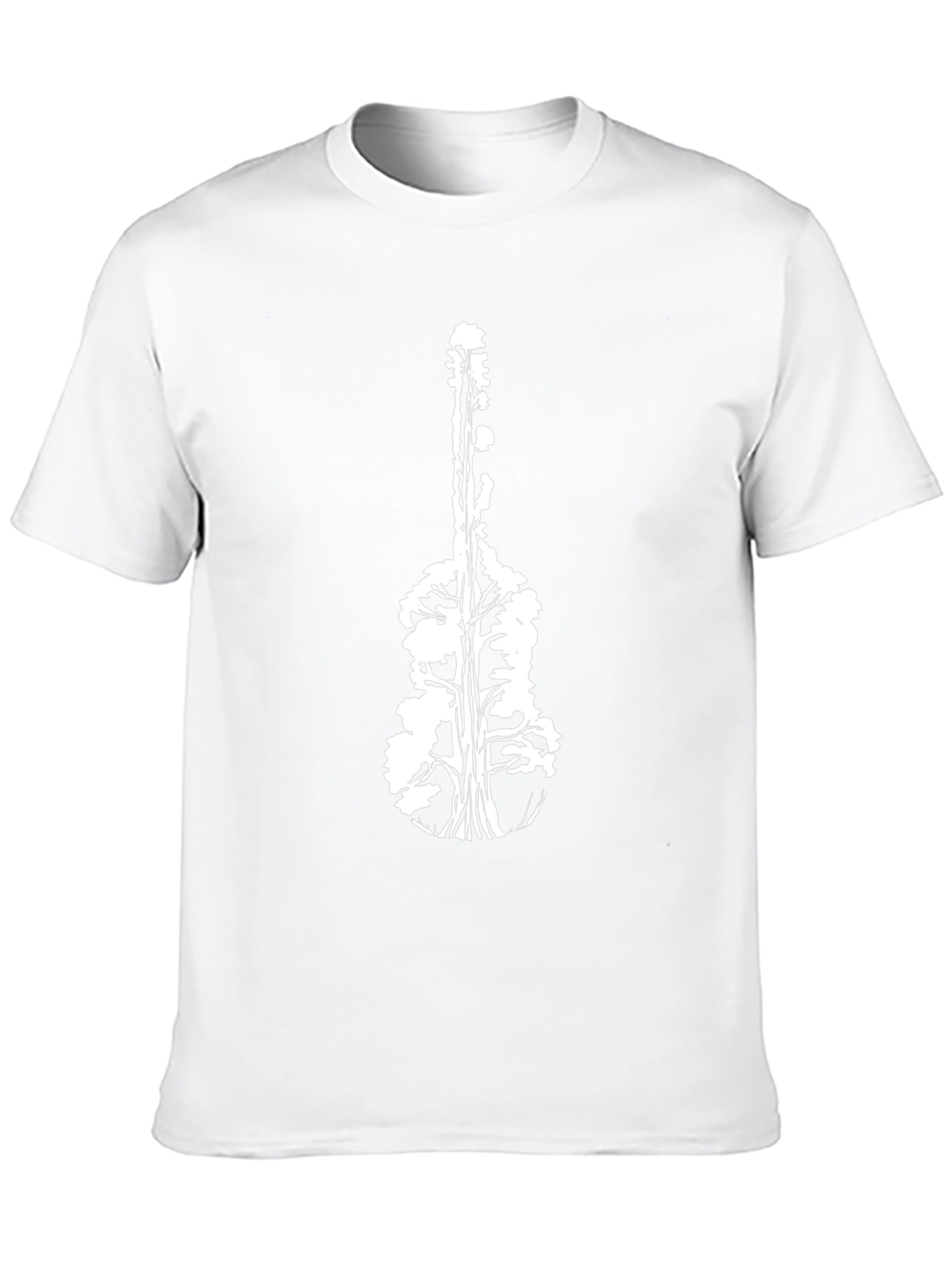Guitar Tree Black T-Shirt - Nature Music Tee