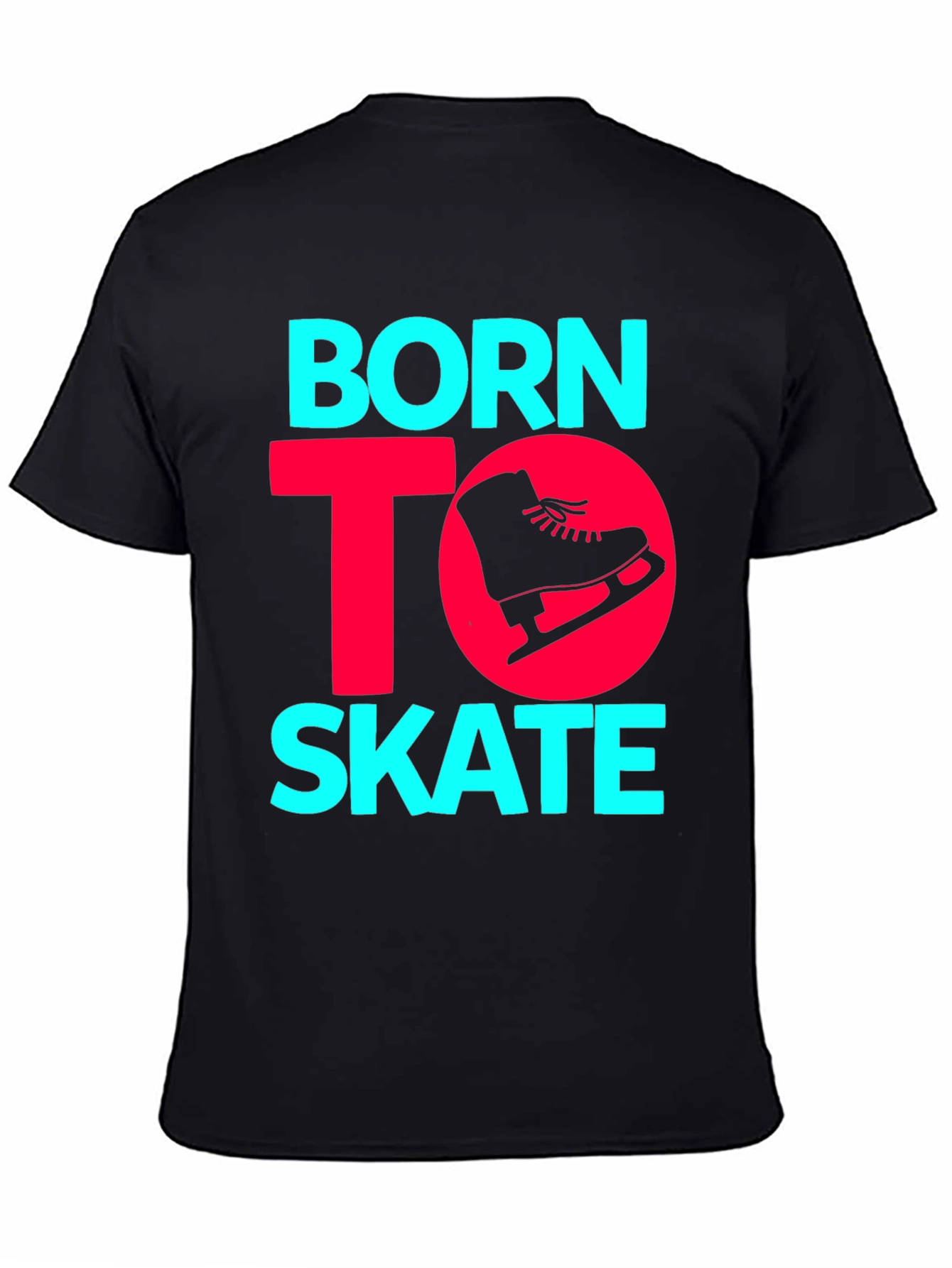 Born to Skate Graphic Tee - Ice Skating Shirt