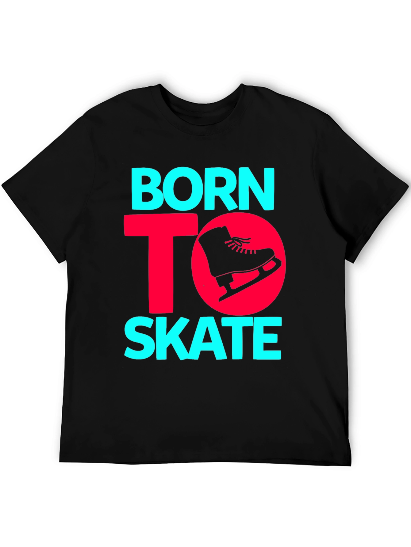 Born to Skate Graphic Tee - Ice Skating Shirt