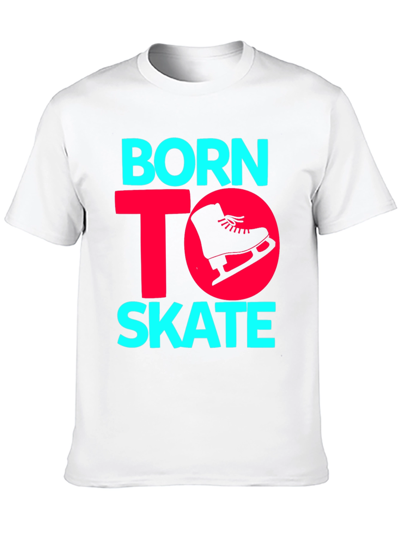 Born to Skate Graphic Tee - Ice Skating Shirt
