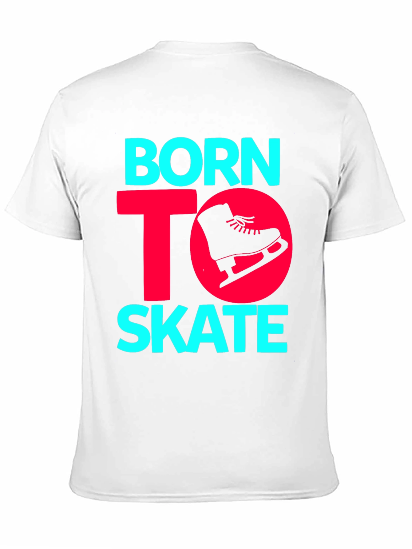 Born to Skate Graphic Tee - Ice Skating Shirt