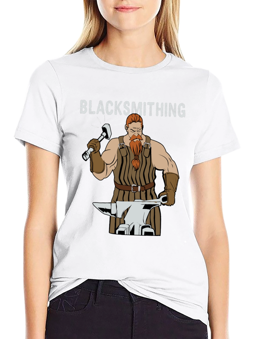 Blacksmithing Graphic T-Shirt - Hand Forged