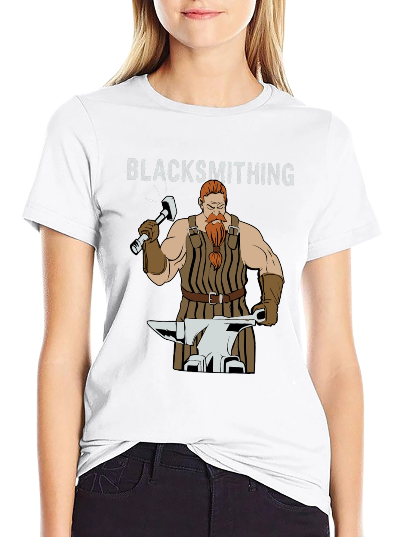Blacksmithing Graphic T-Shirt - Hand Forged