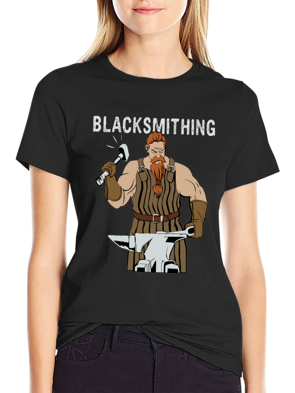 Blacksmithing Graphic T-Shirt - Hand Forged