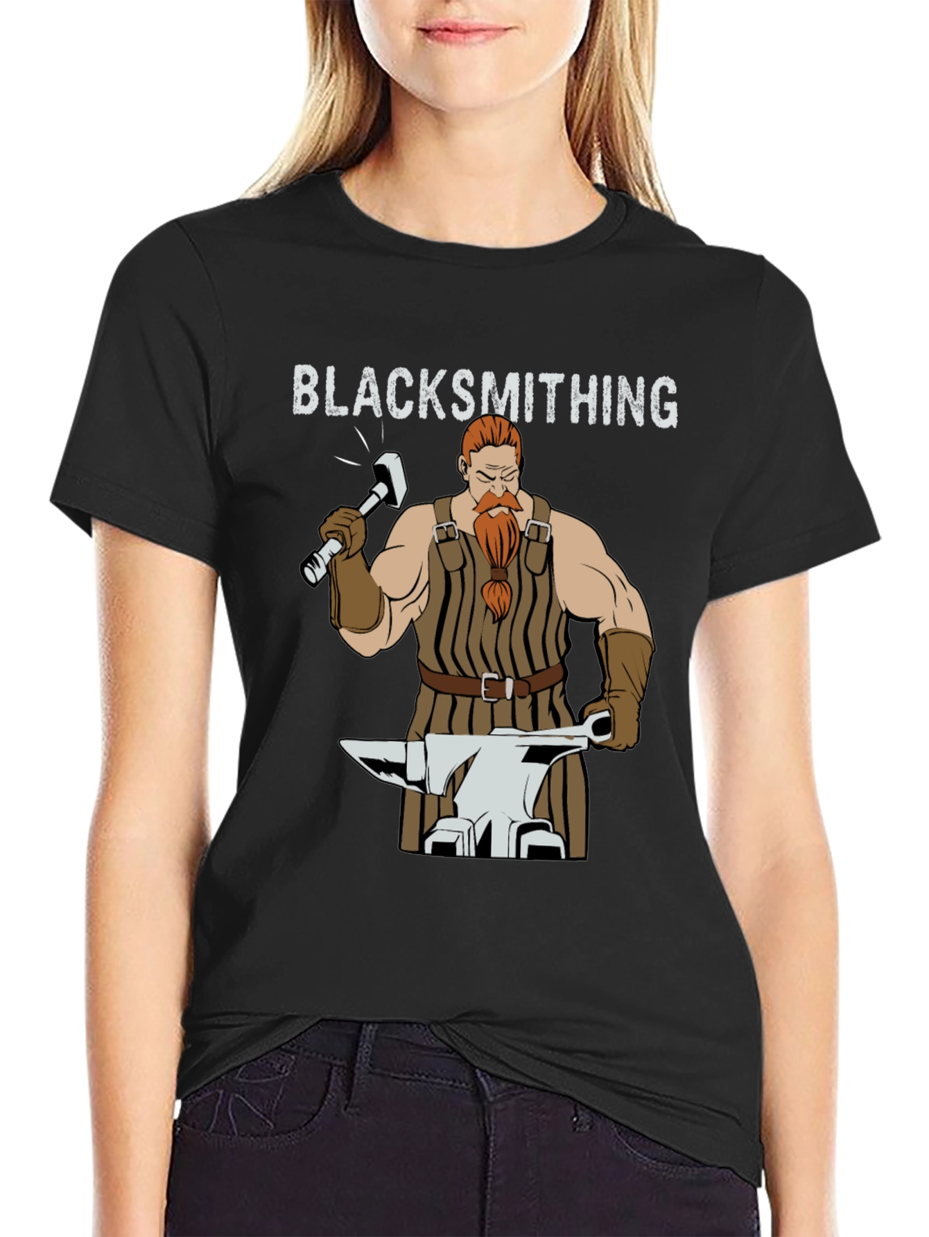 Blacksmithing Graphic T-Shirt - Hand Forged
