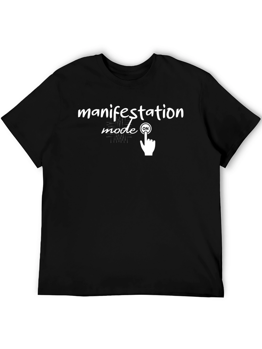 Manifestation Mode On Graphic Tee - Black