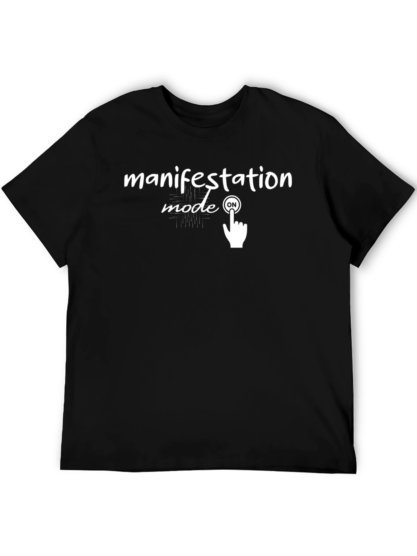 Manifestation Mode On Graphic Tee - Black