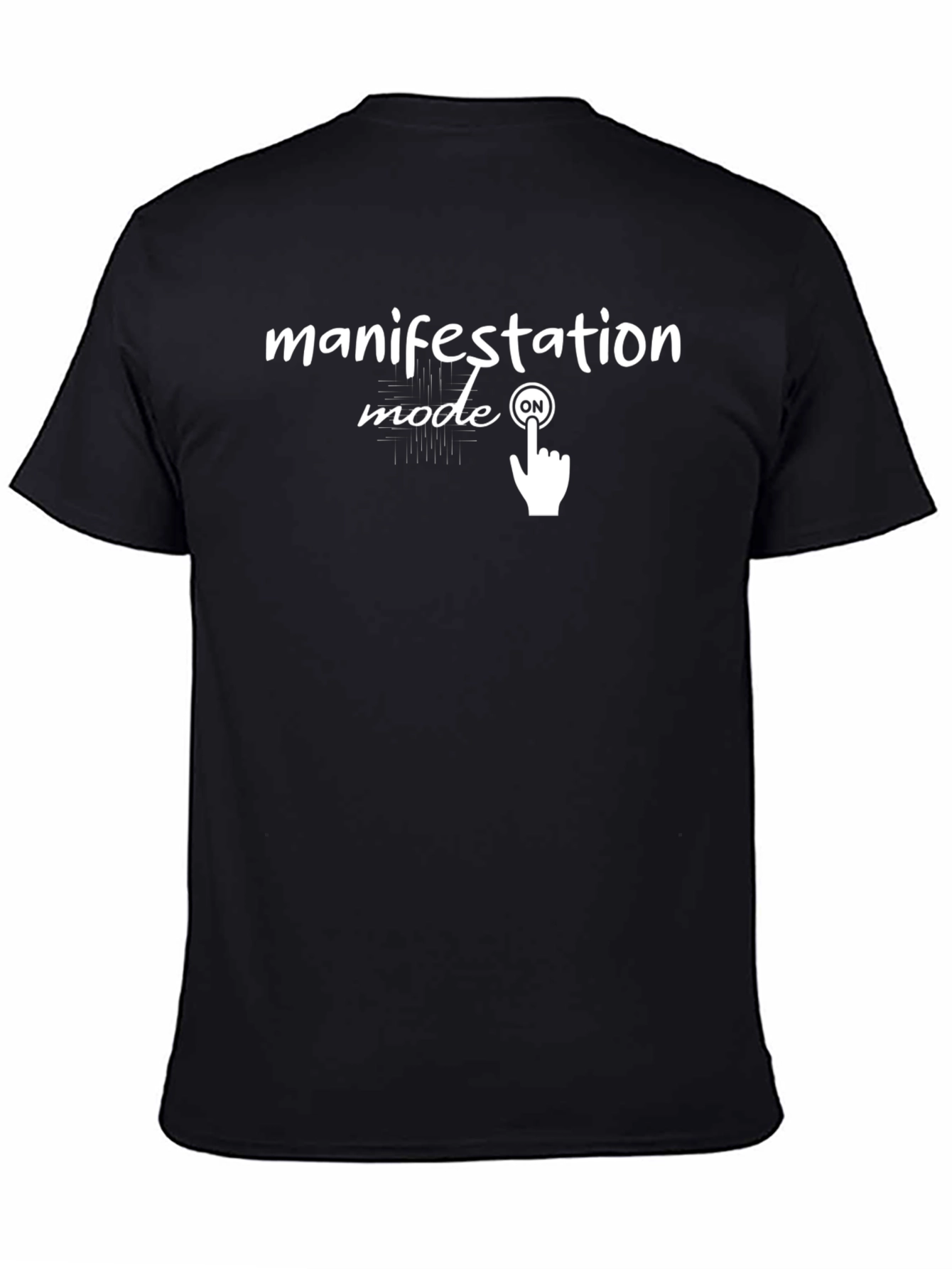 Manifestation Mode On Graphic Tee - Black