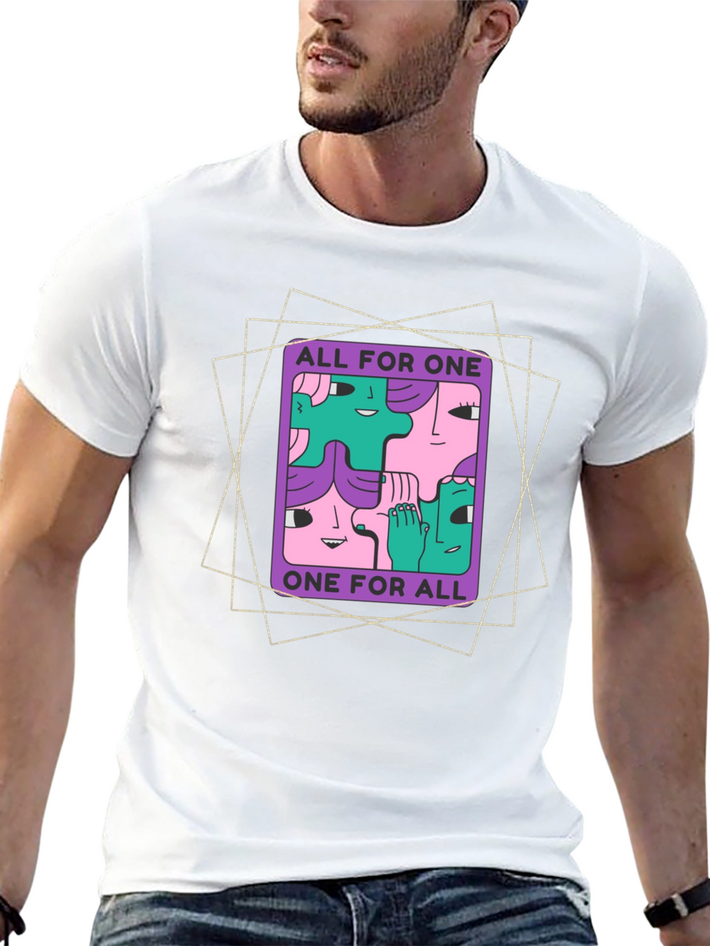 All For One Graphic T-Shirt