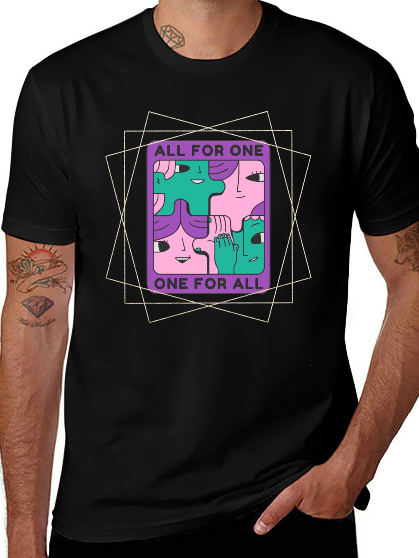 All For One Graphic T-Shirt