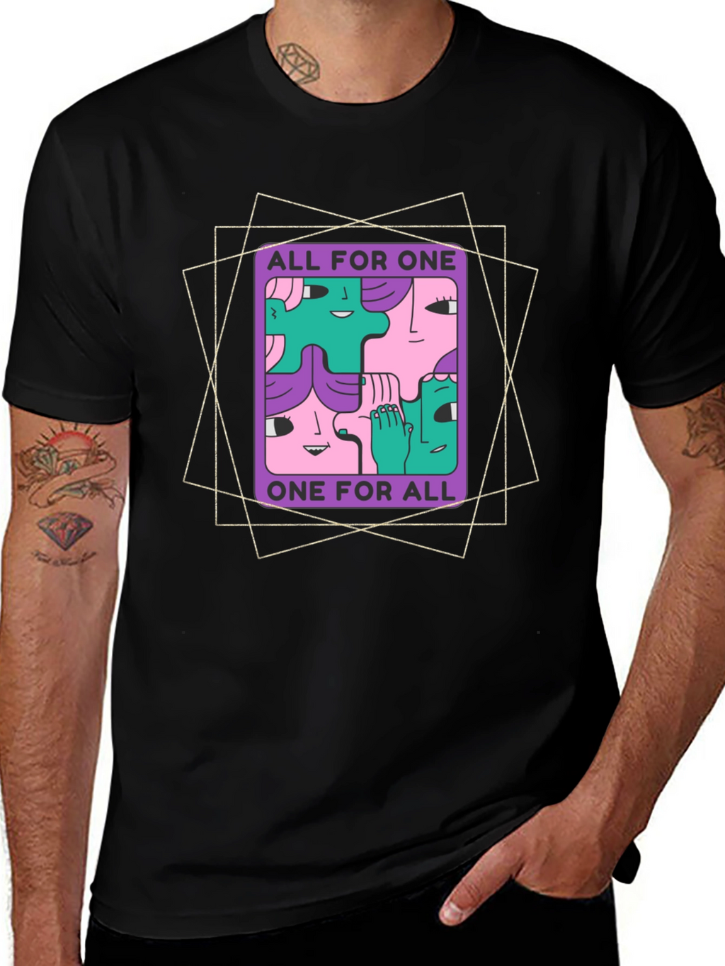 All For One Graphic T-Shirt