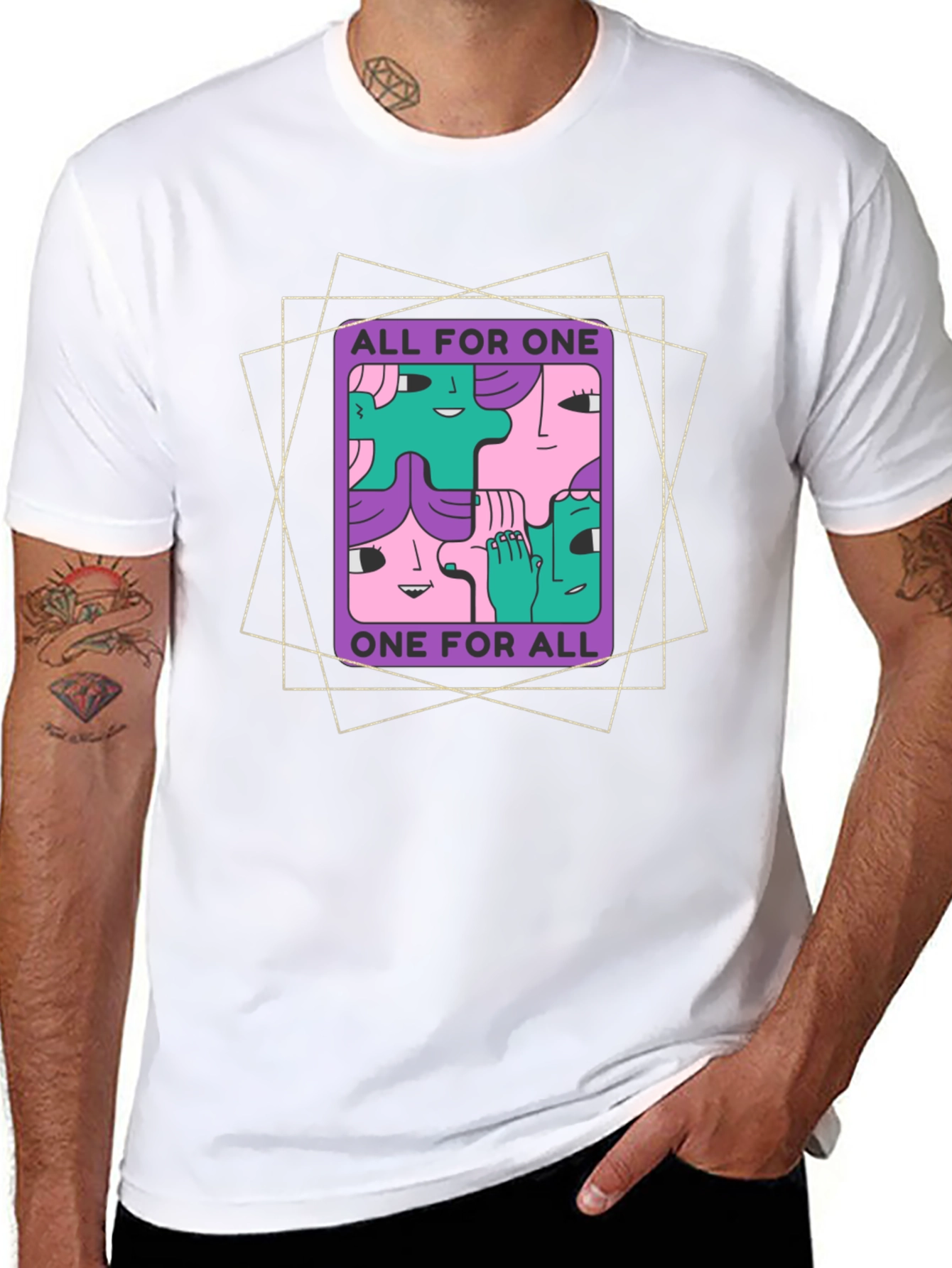 All For One Graphic T-Shirt