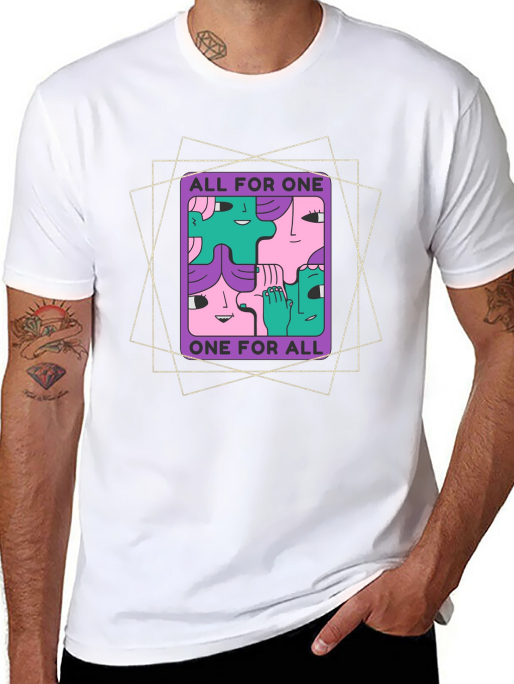 All For One Graphic T-Shirt