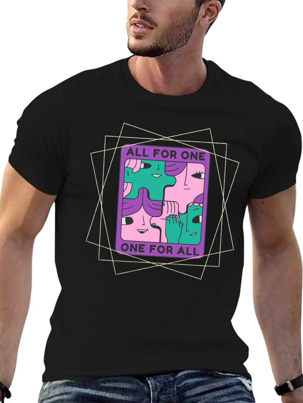 All For One Graphic T-Shirt