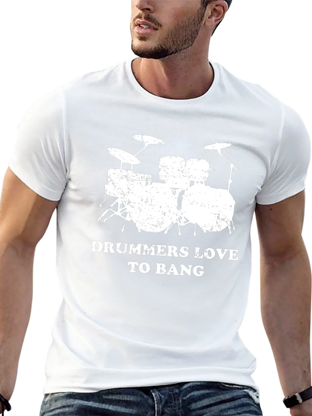 Drummers Love To Bang Graphic T-Shirt
