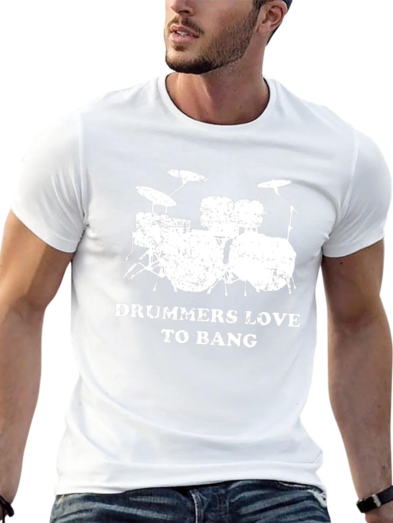 Drummers Love To Bang Graphic T-Shirt