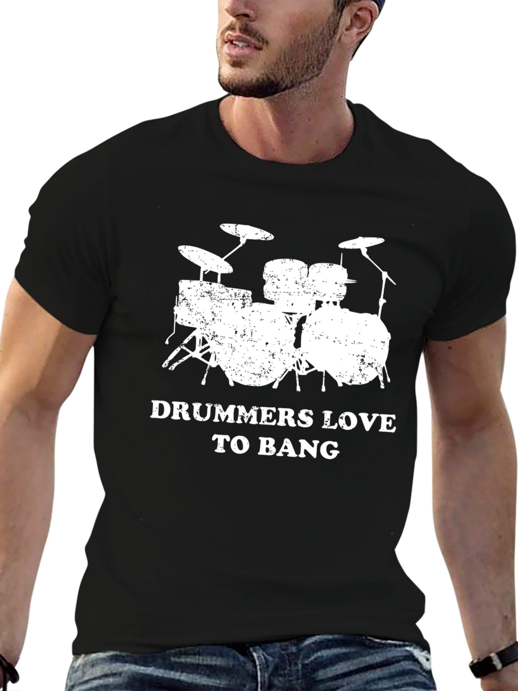 Drummers Love To Bang Graphic T-Shirt
