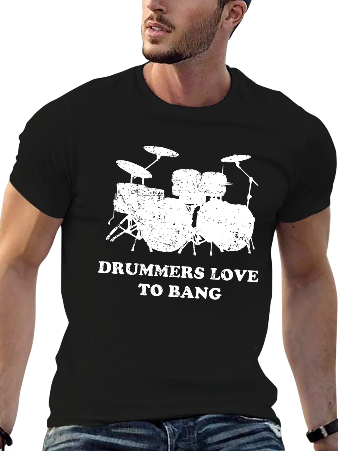 Drummers Love To Bang Graphic T-Shirt