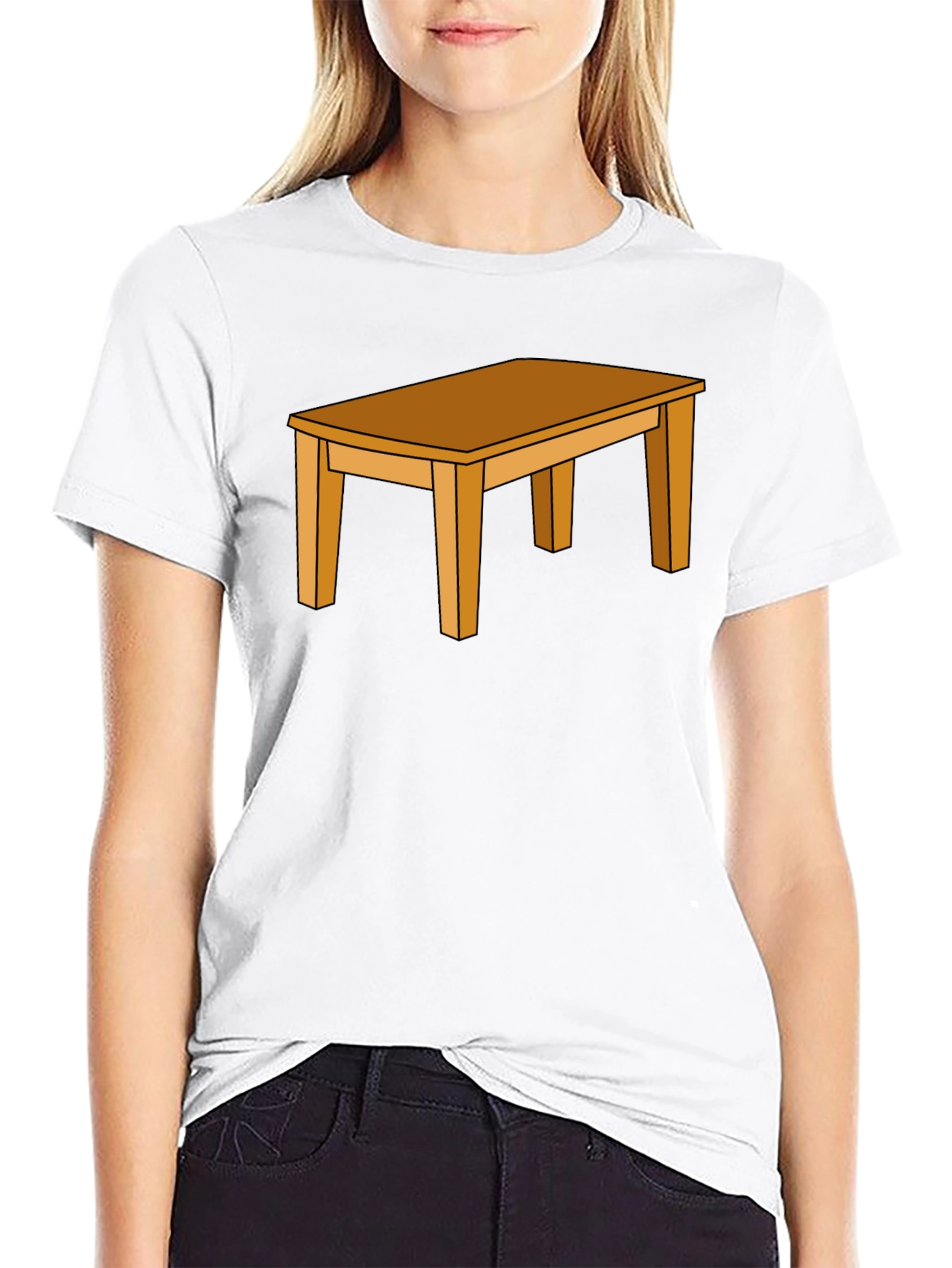 Table Graphic Black T-Shirt
