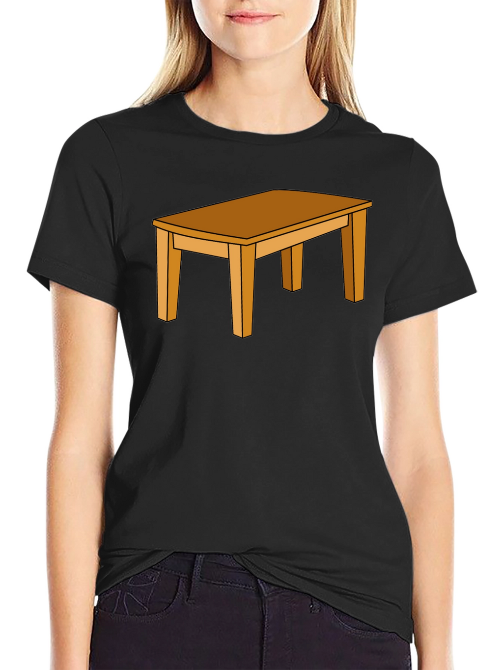 Table Graphic Black T-Shirt