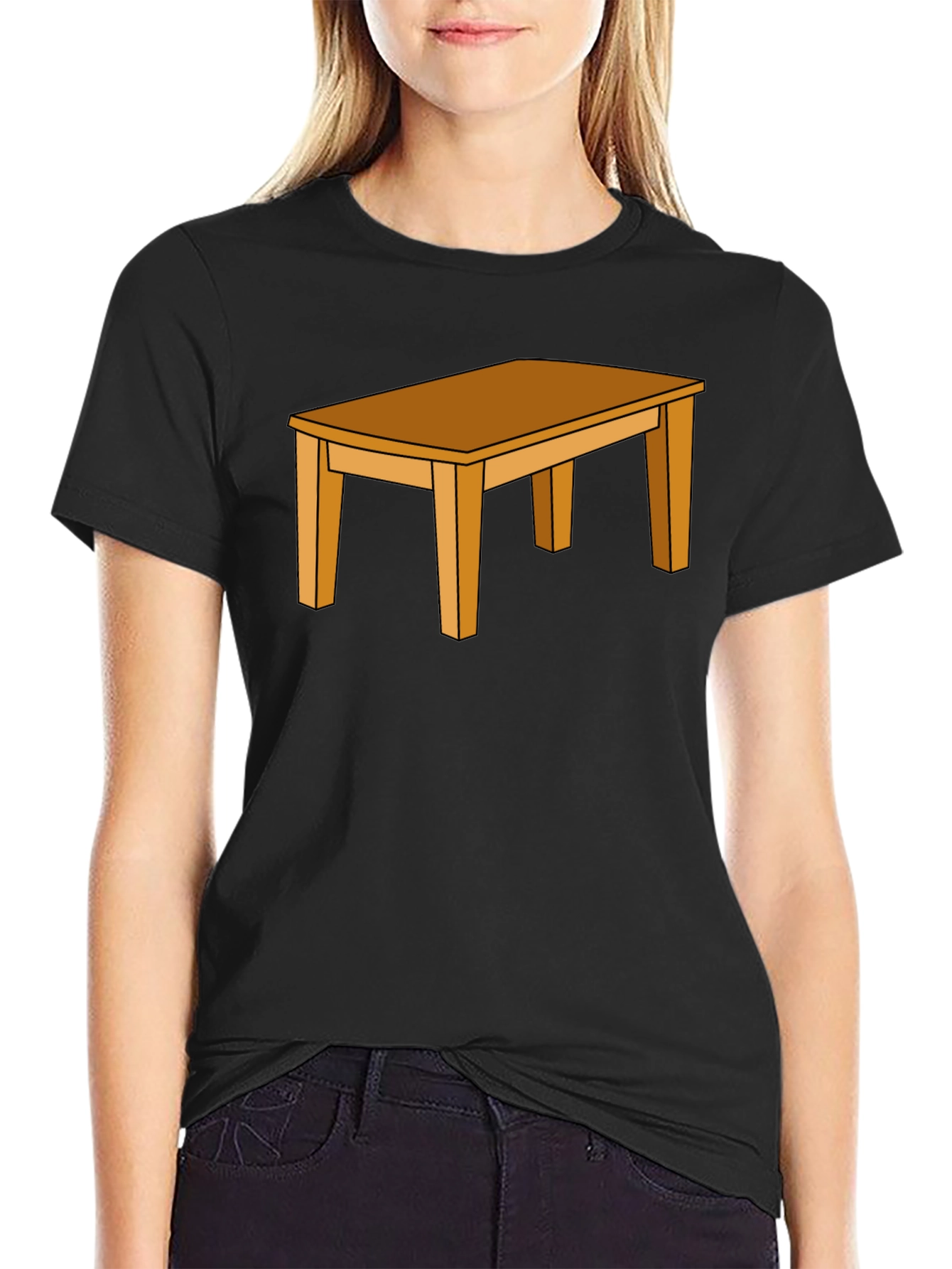 Table Graphic Black T-Shirt