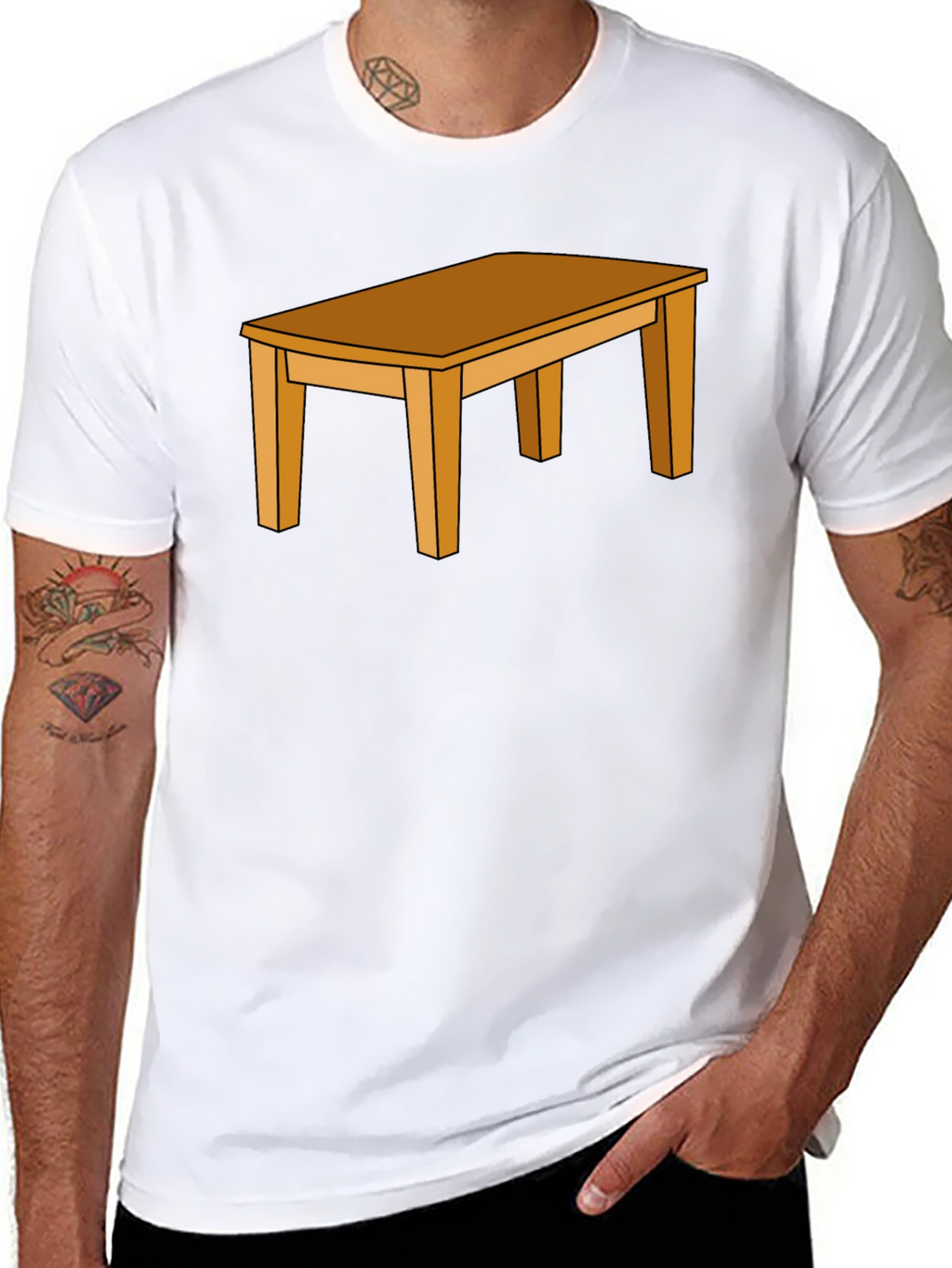 Table Graphic Black T-Shirt