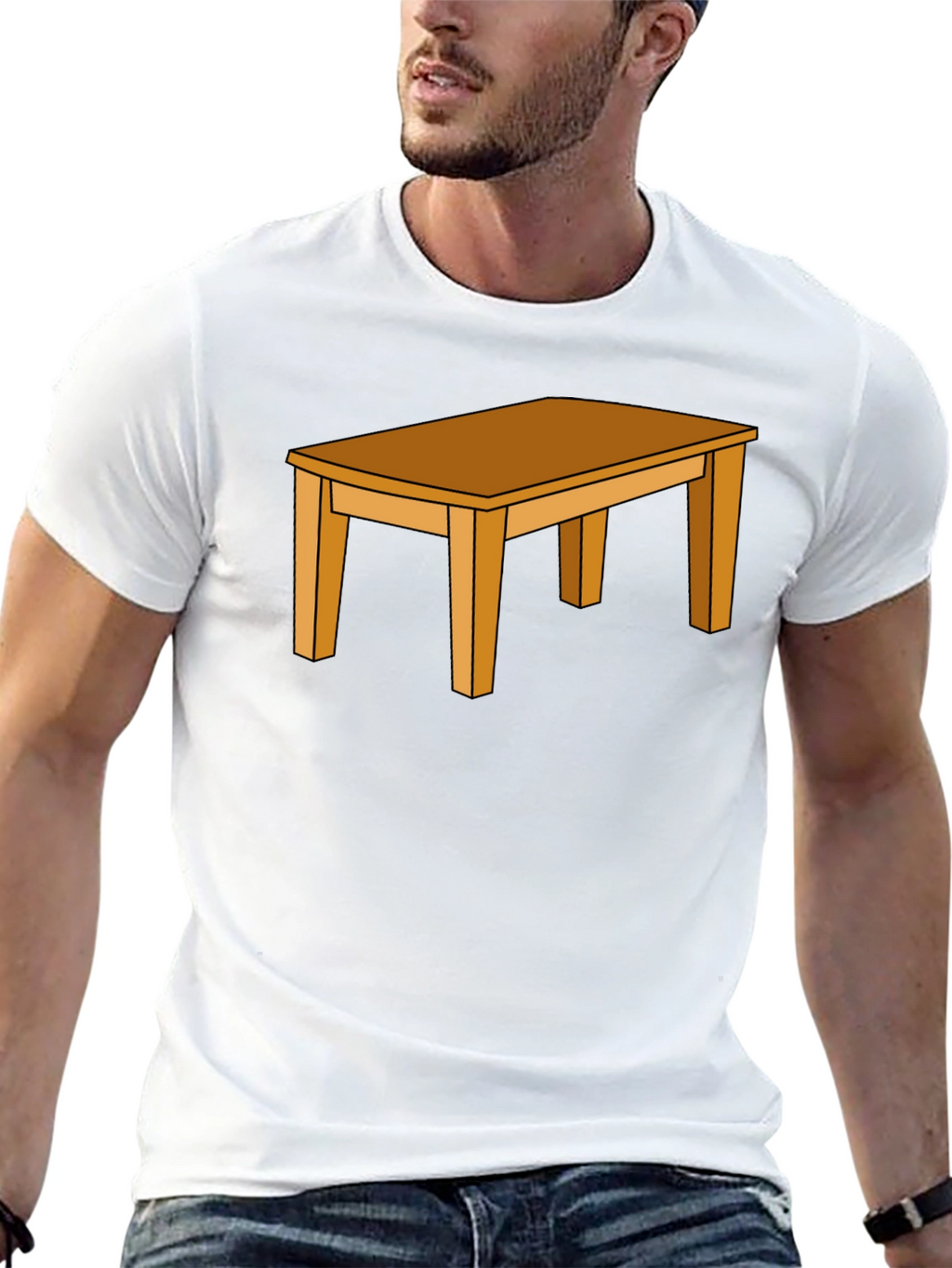 Table Graphic Black T-Shirt