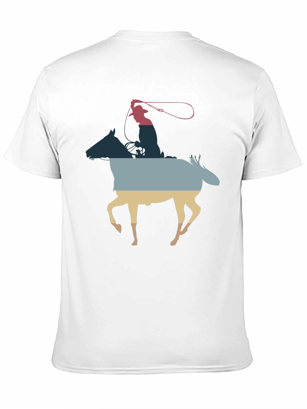 Cowboy Horse Silhouette Graphic Tee