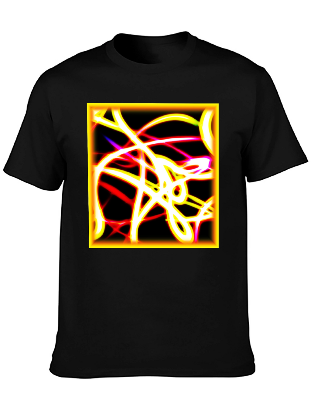 Abstract Neon Light T-Shirt
