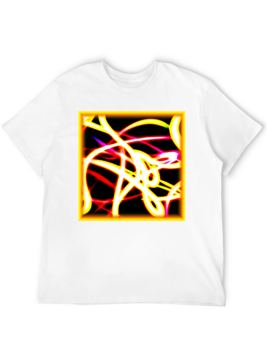 Abstract Neon Light T-Shirt