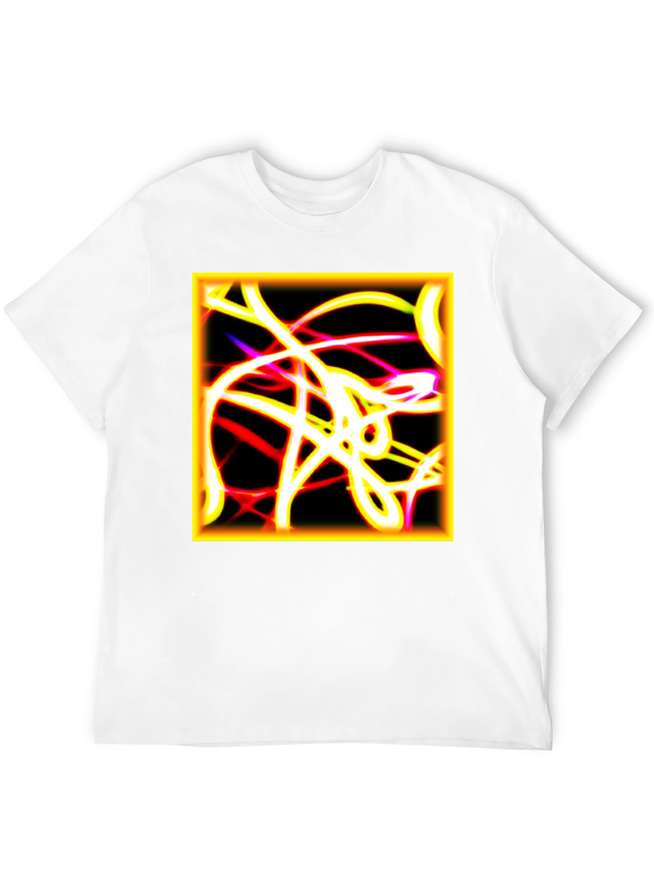 Abstract Neon Light T-Shirt