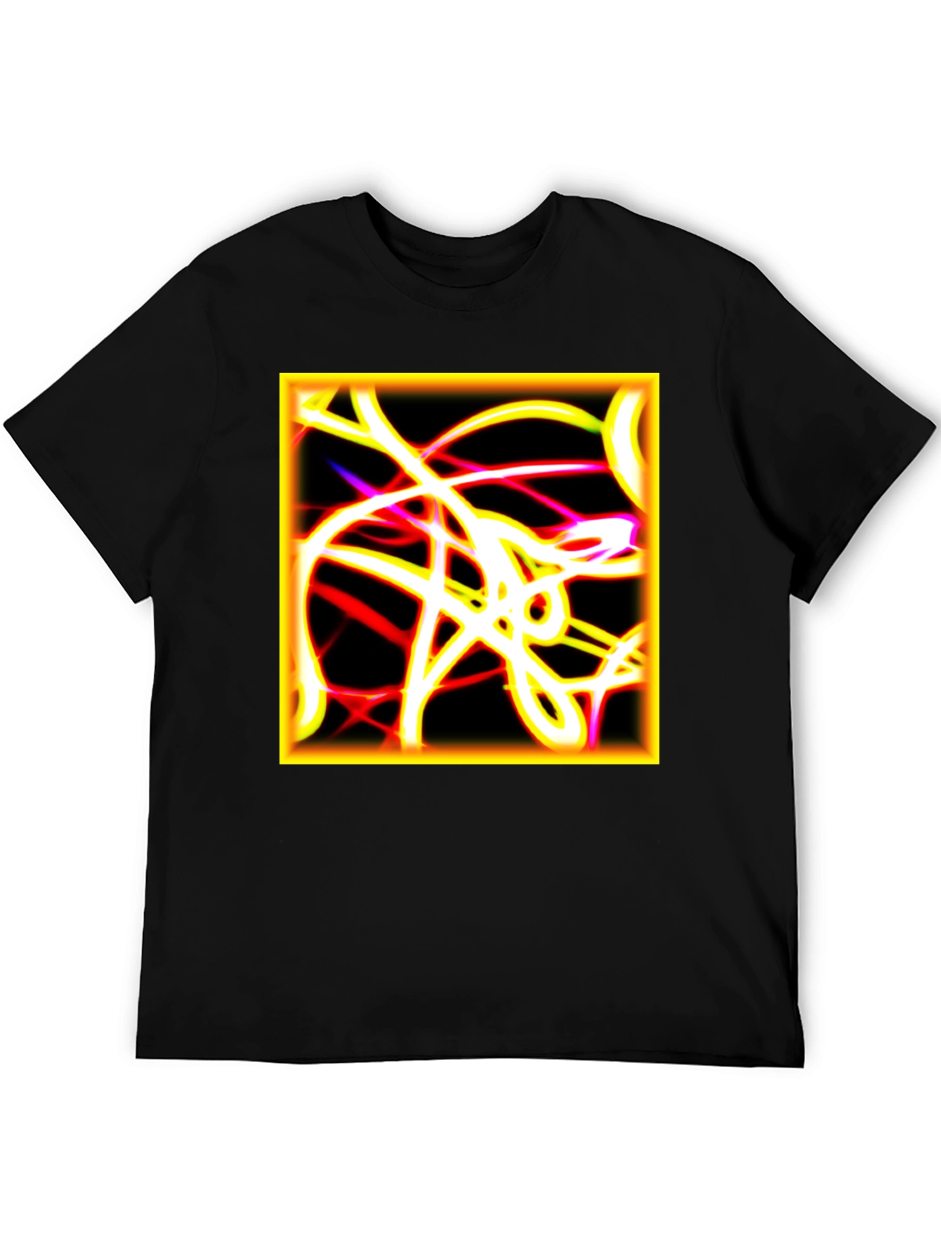 Abstract Neon Light T-Shirt