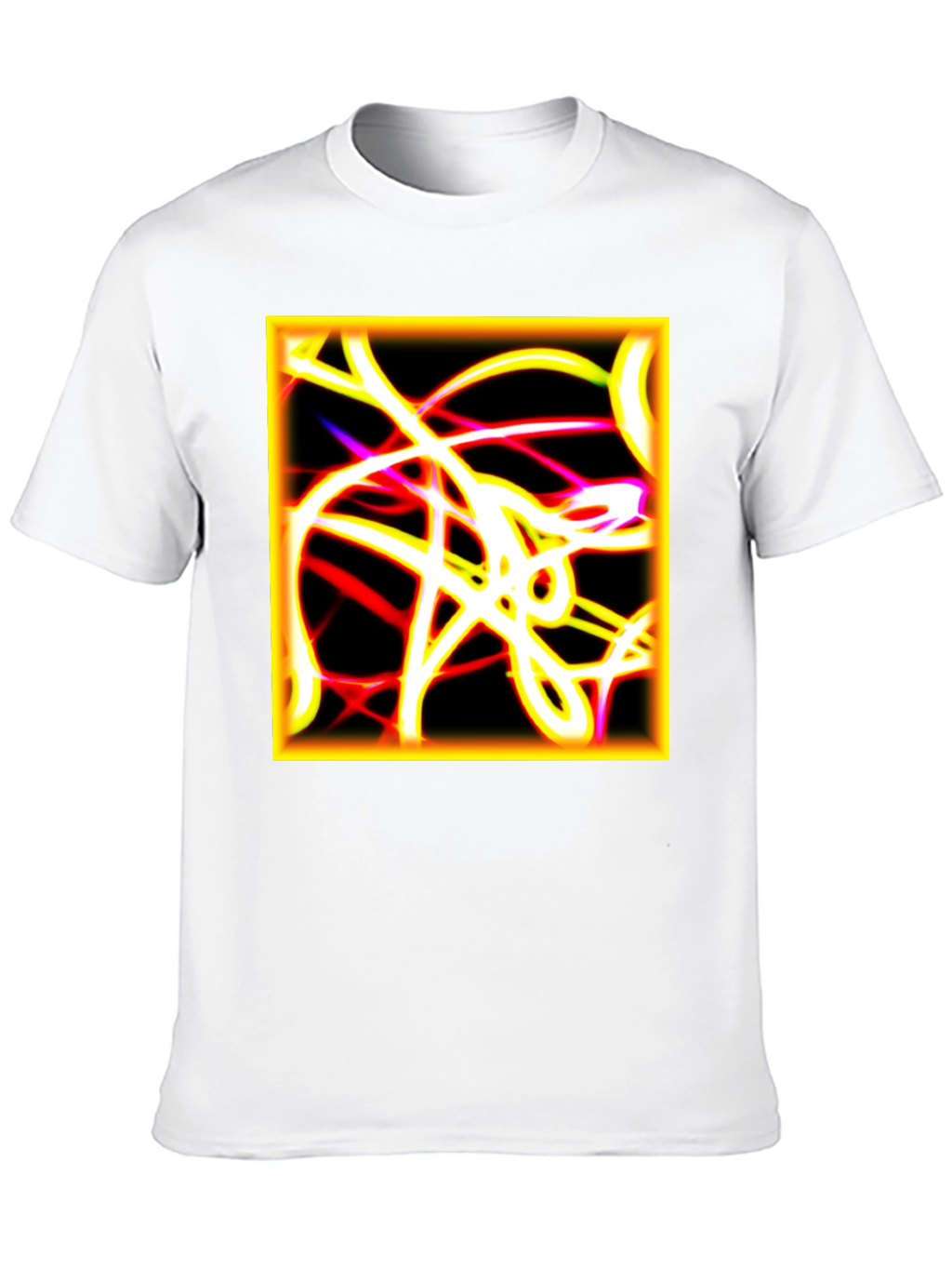 Abstract Neon Light T-Shirt