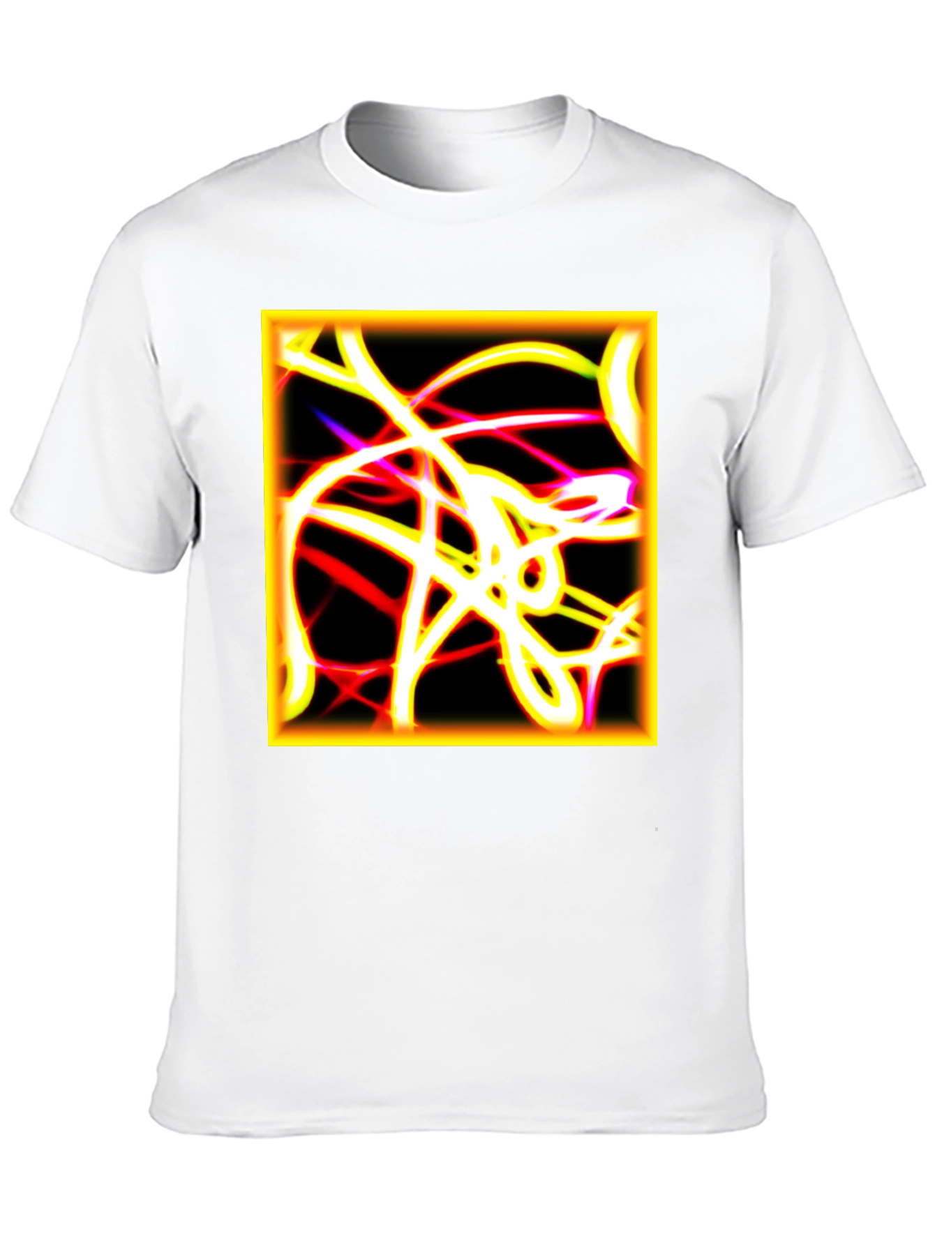 Abstract Neon Light T-Shirt