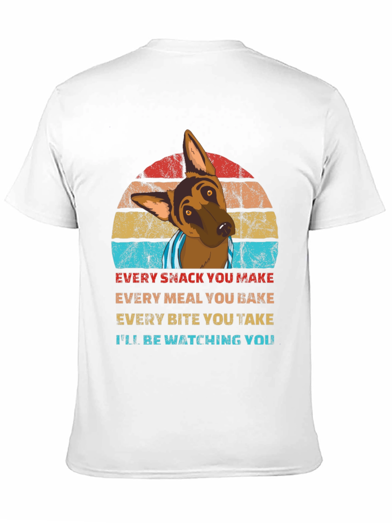 Dog Watching You T-Shirt - Funny Pet Lover Tee