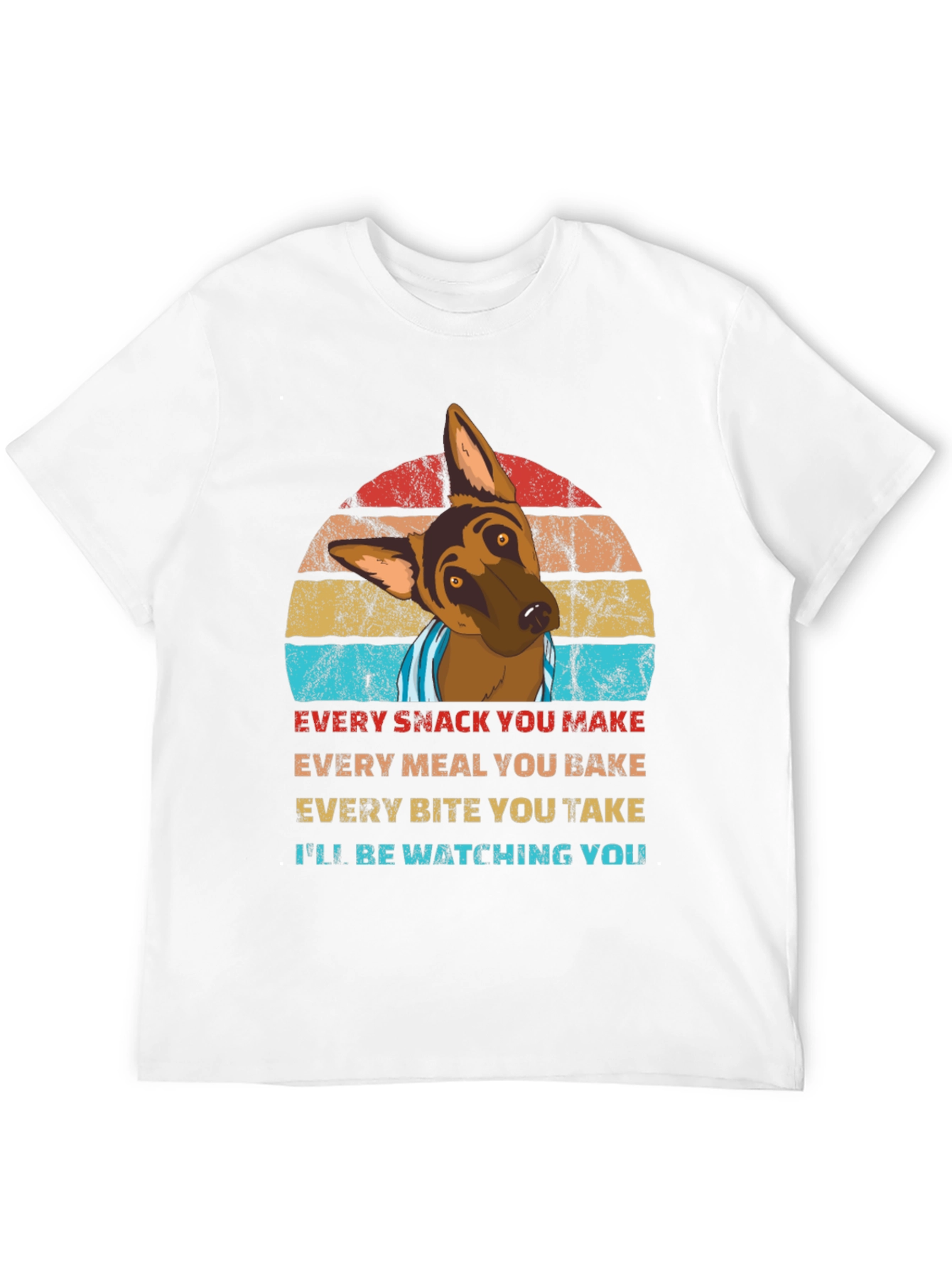 Dog Watching You T-Shirt - Funny Pet Lover Tee