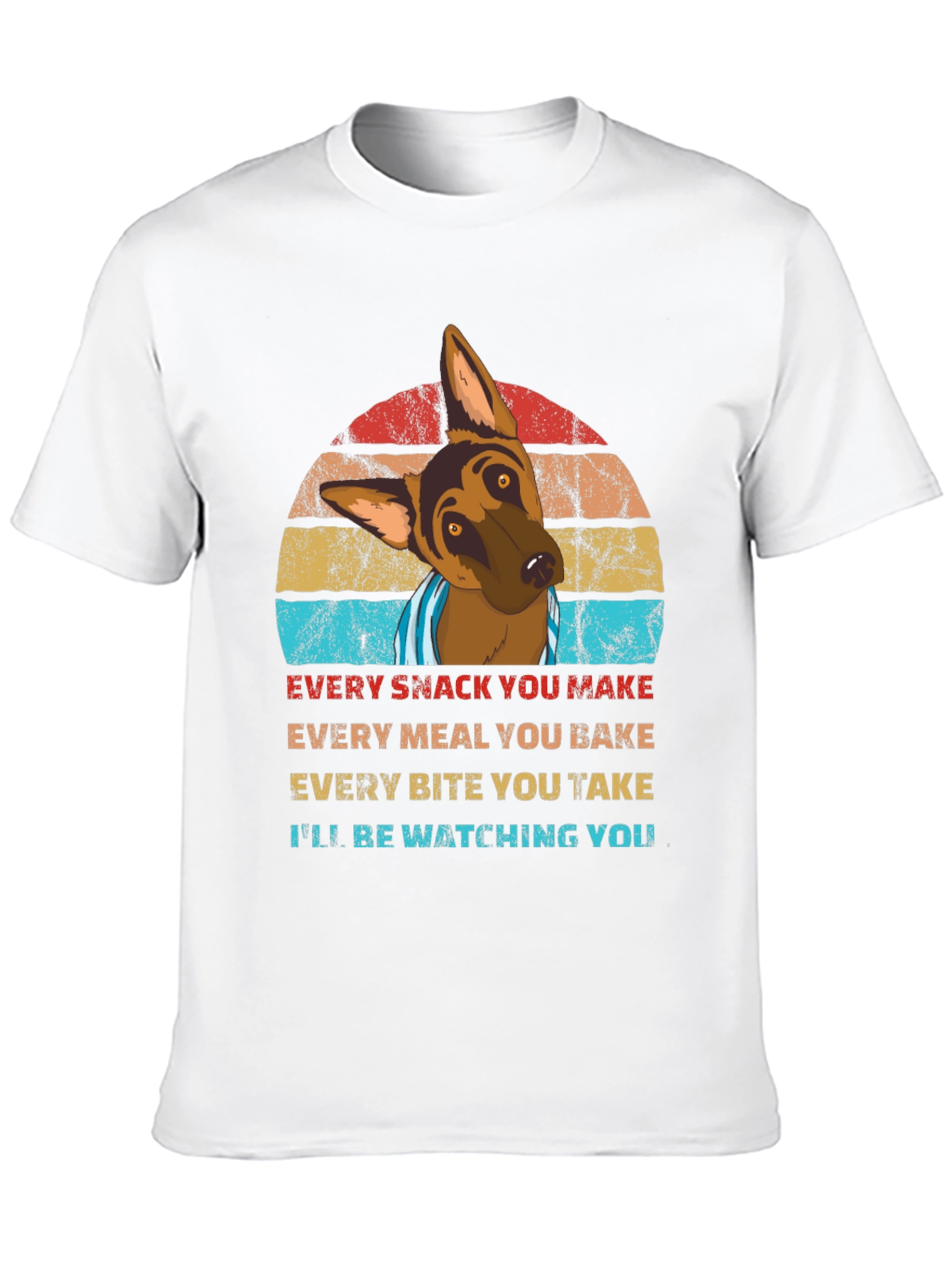 Dog Watching You T-Shirt - Funny Pet Lover Tee