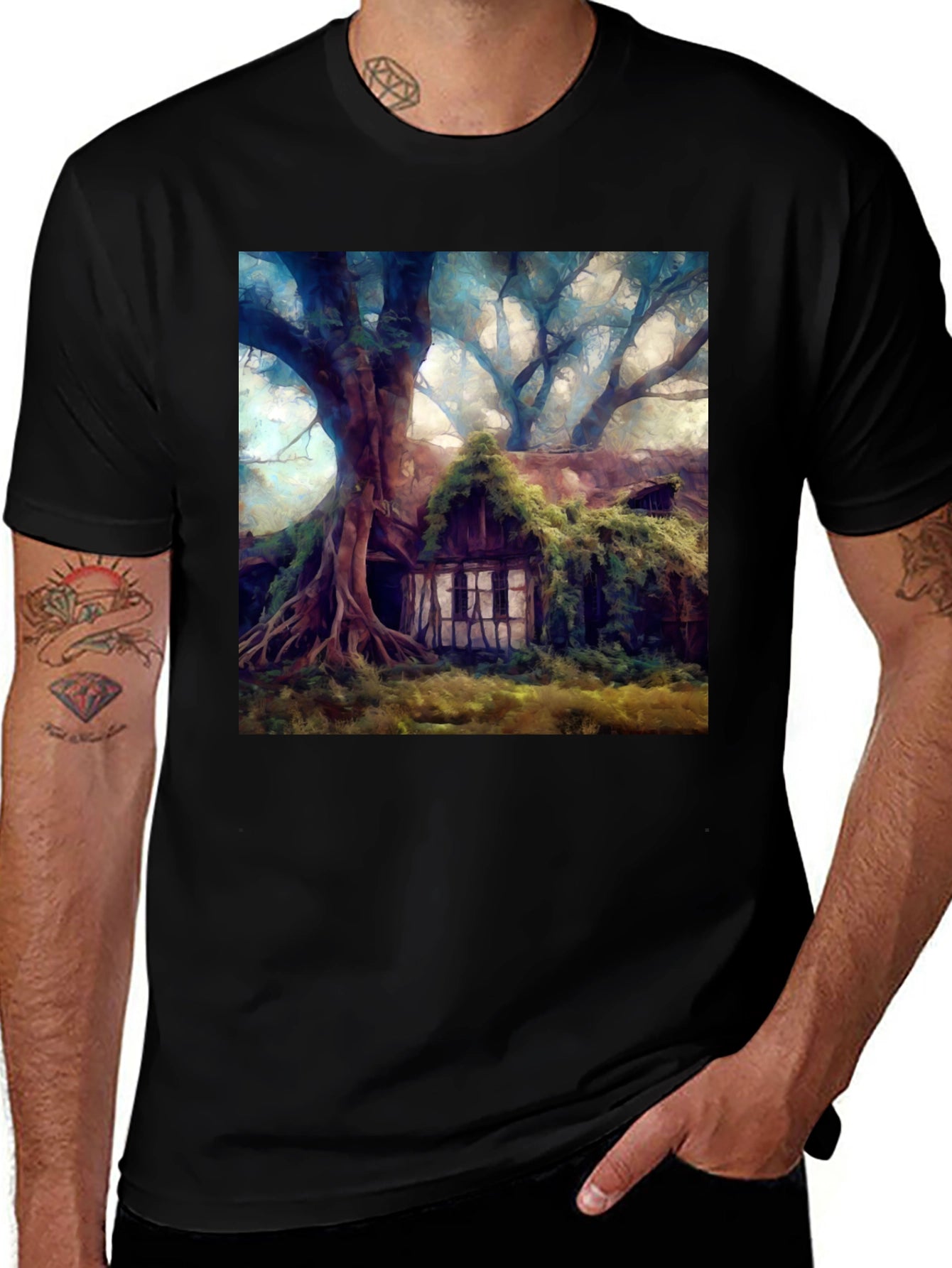 Enchanted Cottage Graphic Tee