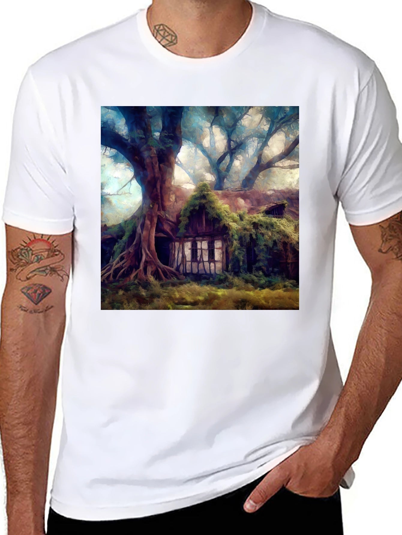 Enchanted Cottage Graphic Tee