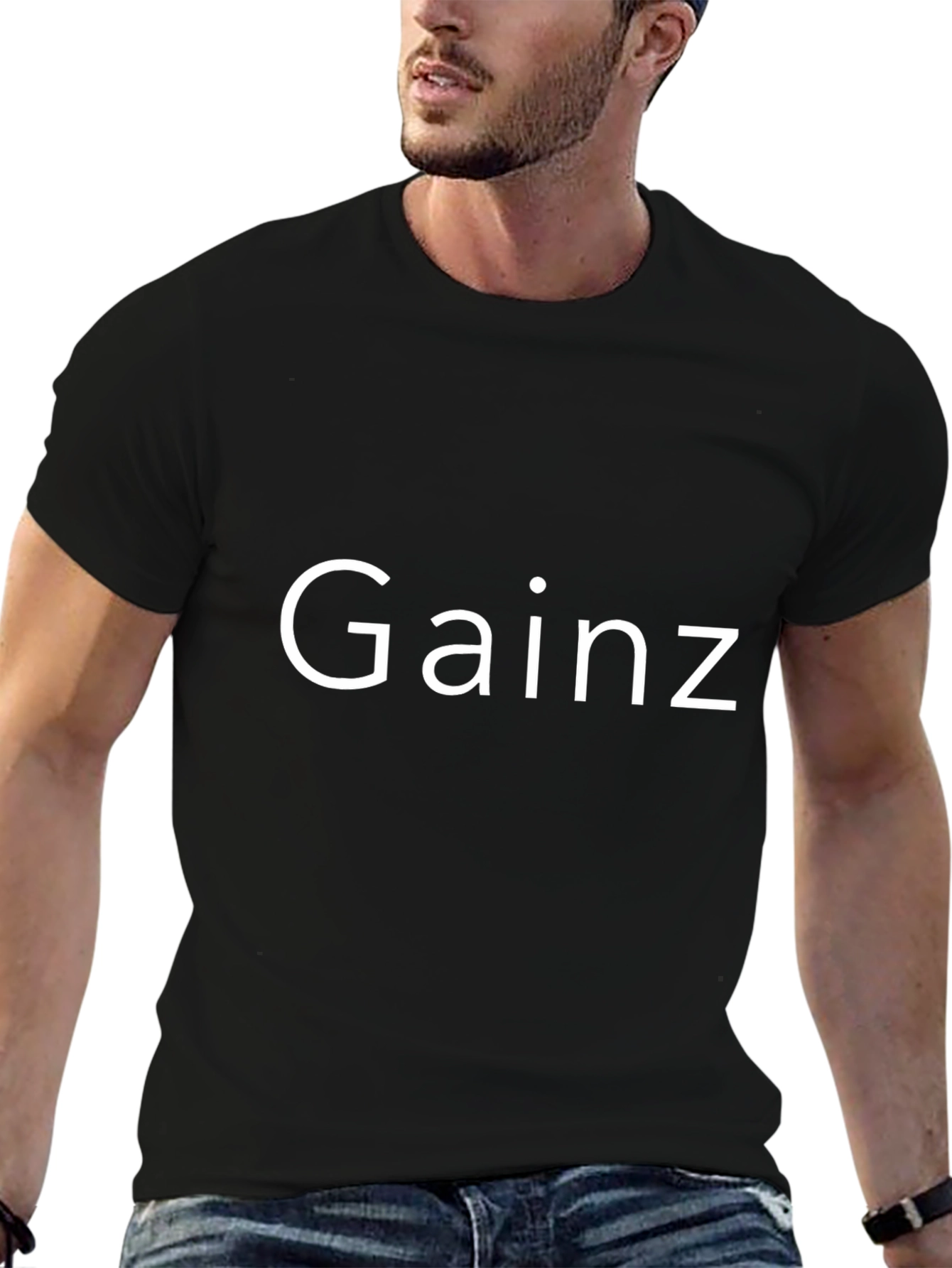 Gainz Black T-Shirt