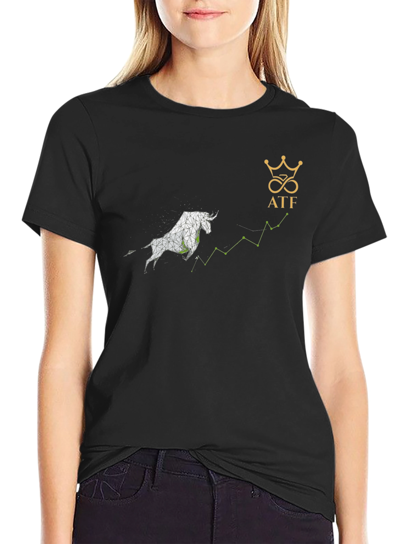 Bull Run Investment Tee - Black Graphic T-Shirt