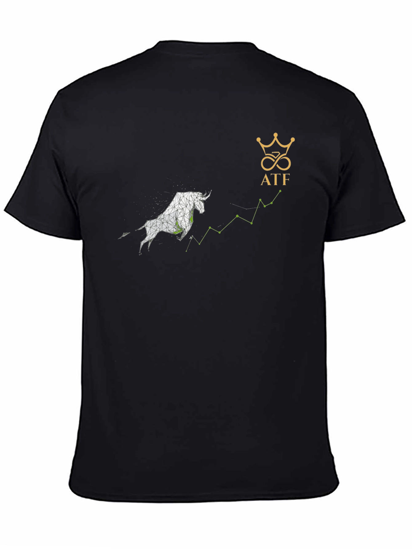 Bull Run Investment Tee - Black Graphic T-Shirt