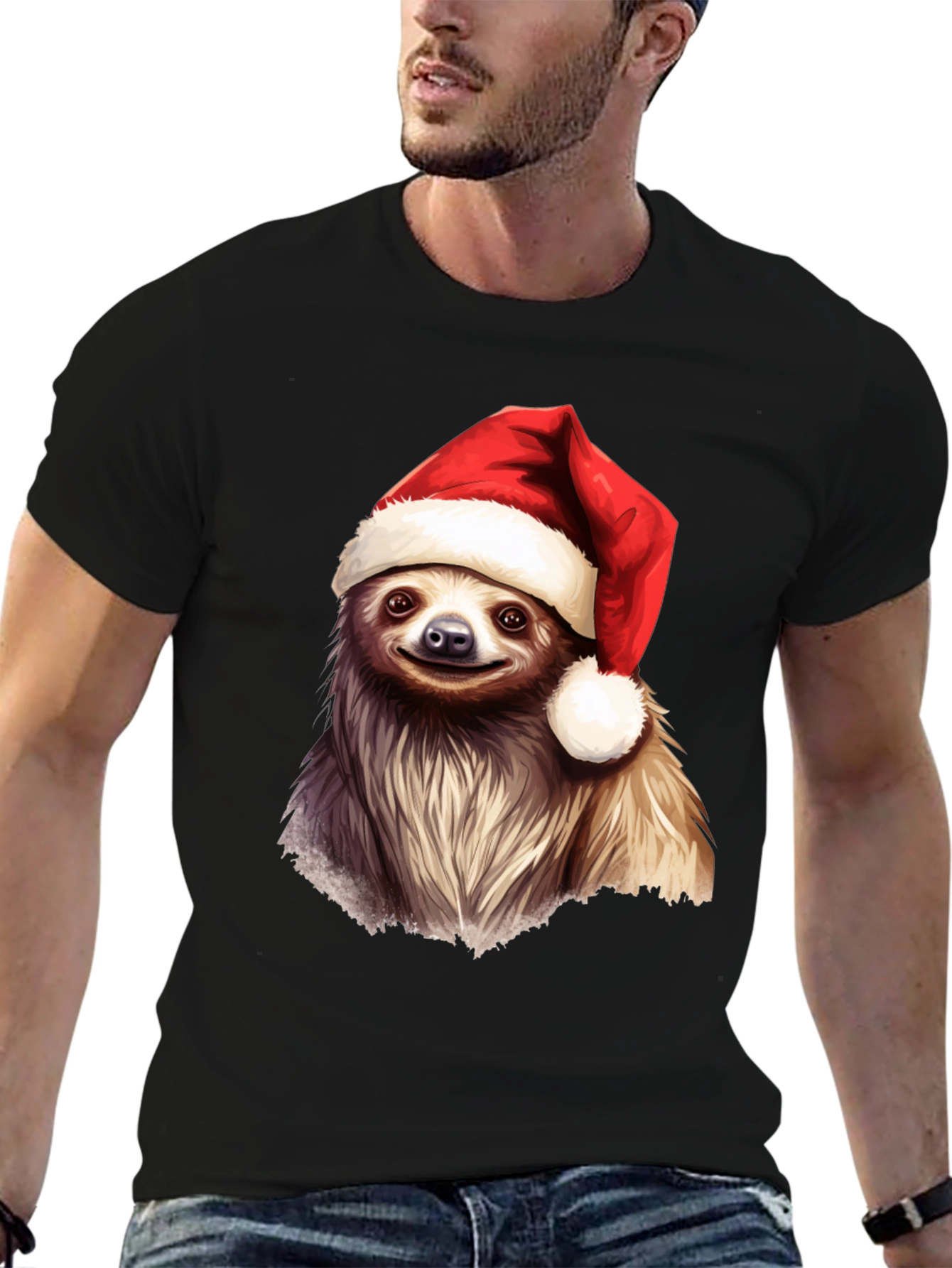 Christmas Sloth T-Shirt - Holiday Cheer