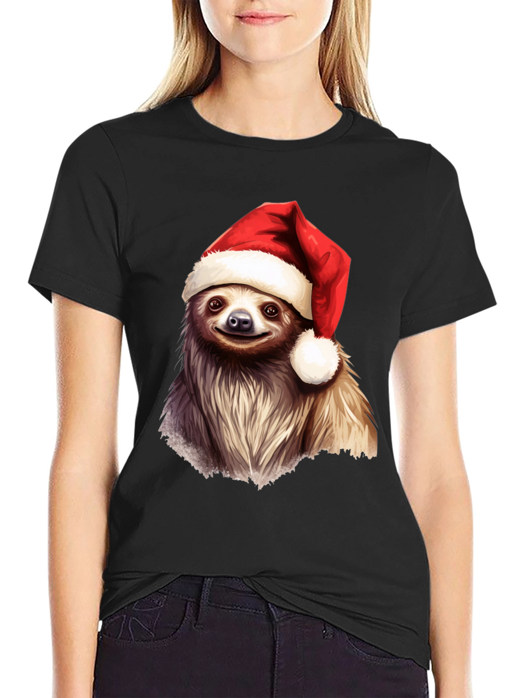 Christmas Sloth T-Shirt - Holiday Cheer
