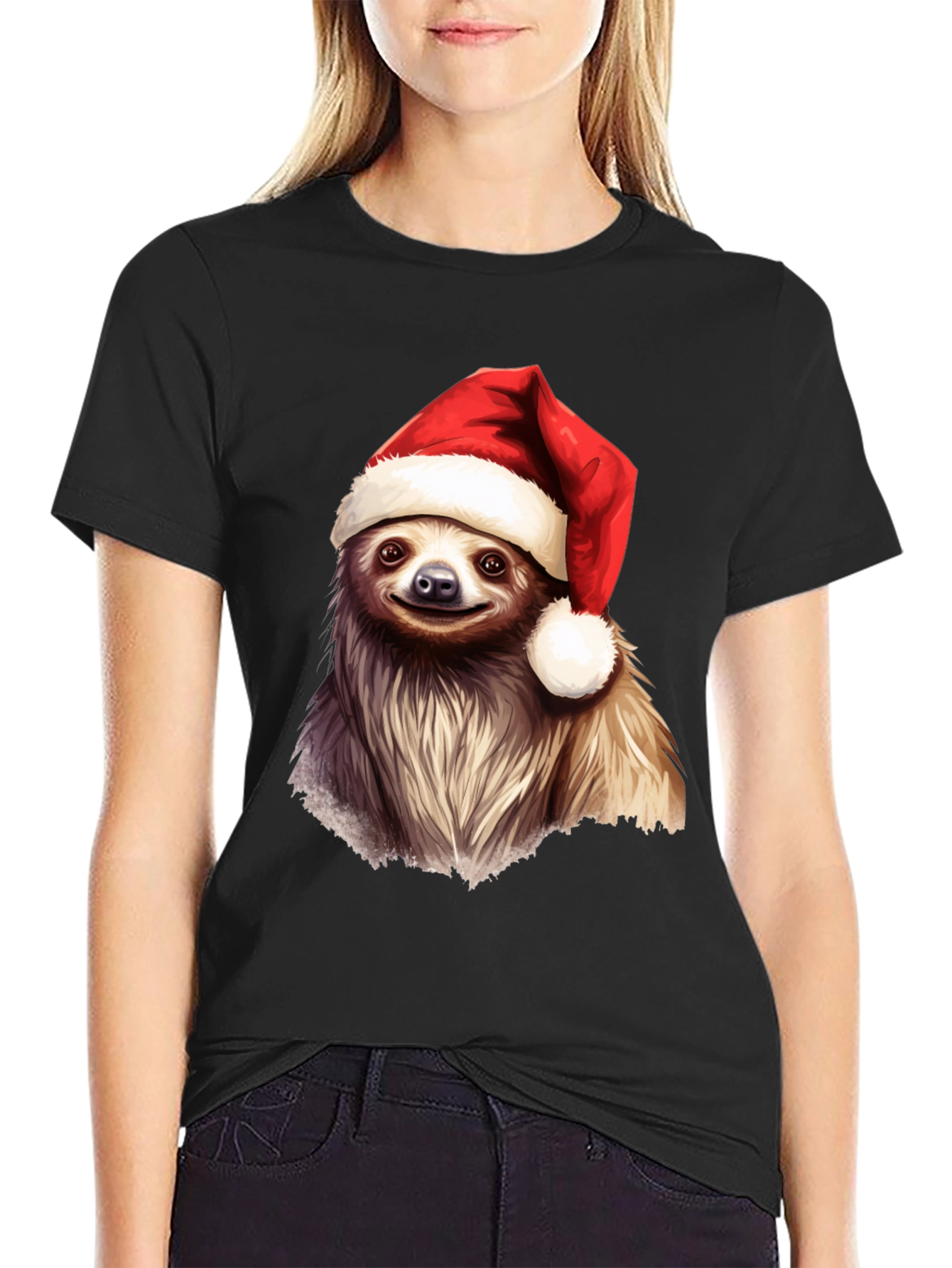 Christmas Sloth T-Shirt - Holiday Cheer