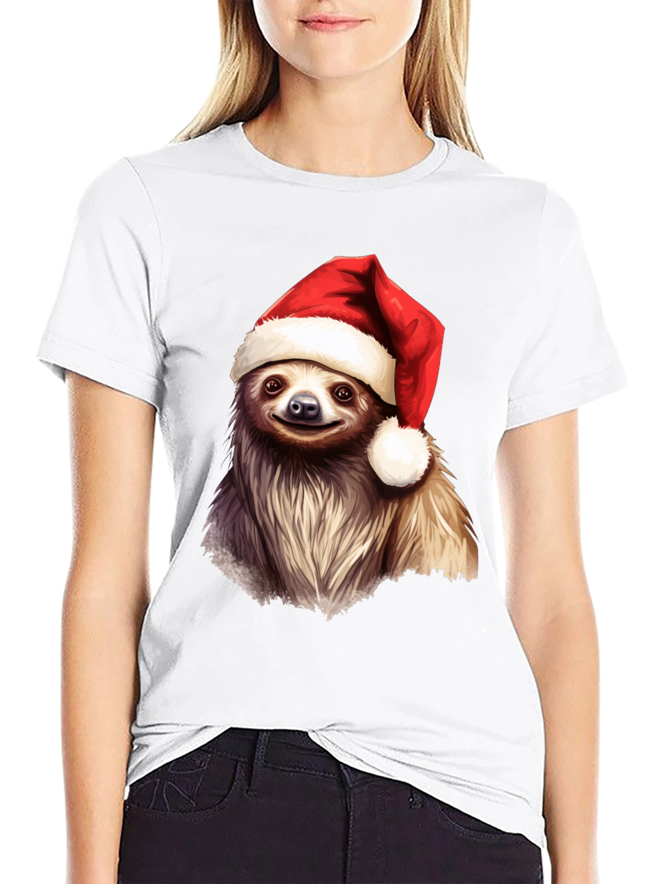 Christmas Sloth T-Shirt - Holiday Cheer