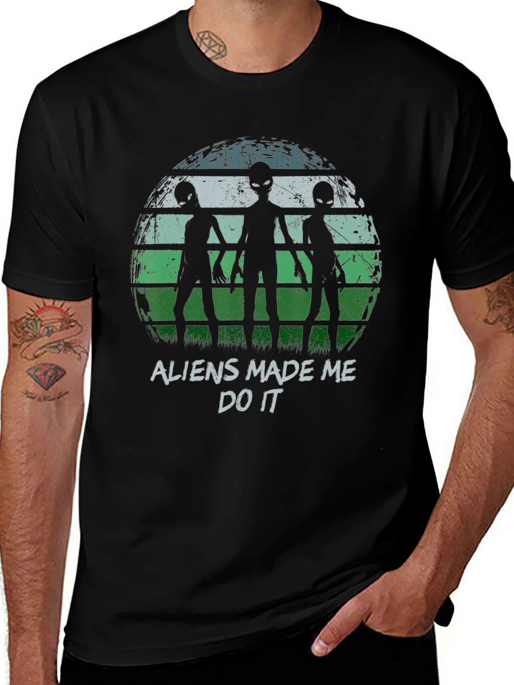 Aliens Made Me Do It Graphic T-Shirt